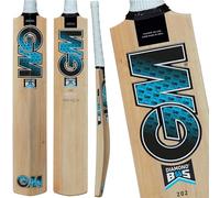 Gunn & Moore GM Bate de críquet Ben Stokes Diamond 202 BS55 | Sauce de Cachemira de Grado Principiante | Talla 5 Adecuado para Jugadores de 150-157 cm