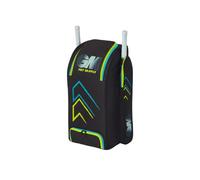 Gunn & Moore GM - Bolsa de Lona de críquet | Poliéster Resistente de 600 Denier | Pequeña, Mediana, Grande o Extra Grande | Azul, Azul y Rojo, Negro y Azul o Negro, Cian y Fluro, Negro/Cian/Fluoro,