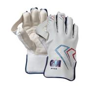 Gunn & Moore GM - Guantes de Cricket Wicket Keeper | Maná | Parte Posterior de la Mano de Piel sintética de PVC | Forro de algodón y Palma de Goma para espinillas | Juventud | 1 par