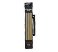 Gunn & Moore GM - Juego de 6 muñones y 4 fianzas de críquet - Madera - Altura regulada de 28 Pulgadas - Bolsa de Transporte - Natural
