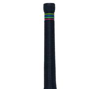Gunn & Moore GM Official HYPA Premium - Agarres de goma para bate de críquet, 1 agarre, negro, 12 pulgadas
