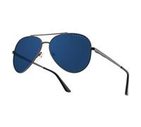 Gunnar Gafas para Videojuegos y Ordenador |Maverick, Color de Montura: Gunmetal, Tente de Lentes: Sun (Bloques 90% de Luz Azul y 100% de UV)|con filtro de Luz Azul | Lente Patentada