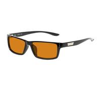 Gunnar Gafas Gaming y para Ordenador - Riot, Color de la montura: Onyx, Tinte de lentes: Amber MAX (bloquea el 98% de la luz azul y el 100% de la luz UV) - Gafas con filtro de luz azul