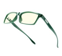 Gunnar Gafas Gaming y Ordenador - VERTEX - Color de montura: Moss - Tinte de lentes: Clear (bloquea 35% de luz azul y 100% luz UV) Focus - Gafas con filtro de luz azul