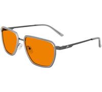 Gunnar Gafas Gaming y para Ordenador - CLIX - Color de la montura: Stone/Gunmetal, Tinte de lentes: Amber MAX (bloquea el 98% de la luz azul y el 100% de la luz UV) - Gafas con filtro de luz azul