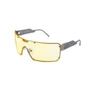 Gunnar Gafas para Gaming y Ordenador - Cyberpunk 2077 Dex, Montura acero, Tinte Ámbar (65% de luz azul bloqueada & 100% UV), Focus