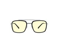 Gunnar Gafas para juegos y computadora | Stark Industries Edition | Marco de acero inoxidable, tinte de lente: ámbar (bloquea el 65% de luz azul y 100% luz UV) | Lente patentada | Reduce la fatiga