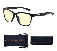 Gunnar Gafas para Videojuegos y Ordenador | Berkeley, Color de Montura: Onyx, Tente de Tente de Lentes: Ámbar (Bloques 65% de Luz Azul y 100% de UV)| con filtro de Luz Azul | Lente Patentada