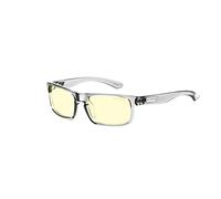 Gunnar Gafas para Videojuegos y Ordenador | Enigma, Color de Montura: Smoke, Tente de Lentes: Ámbar (Bloques 65% de Luz Azul y 100% de UV) | con filtro de Luz Azul | Lente Patentada