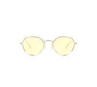 Gunnar Gafas para Videojuegos y Ordenador | Infinite, Color de Montura: Gold, Tente de Lentes: Ámbar (Bloques 65% de Luz Azul y 100% de UV) | con filtro de Luz Azul | Lente Patentada