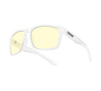 Gunnar Gafas para Videojuegos y Ordenador | Intercept, Color de Montura: Crystal, Tente de Lentes: Ámbar (Bloques 65% de Luz Azul y 100% de UV) | Lente Patentada