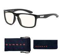Gunnar Gafas para Videojuegos y Ordenador | Intercept, Color de Montura: Onyx, Tente de Lentes: Clear (Bloques 35% de Luz Azul y 100% de UV) | con filtro de Luz Azul | Lente Patentada