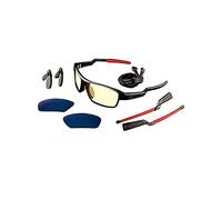 GUNNAR Gafas para Videojuegos y Ordenador | Lightning Bolt 360, Color de Montura: Gunnar, Tente de Lentes: Ámbar (Bloques 65% de Luz Azul y 100% de UV) | con filtro de Luz Azul | Lente Patentada