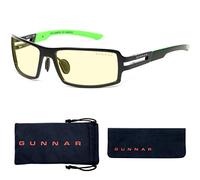 Gunnar Gafas para Videojuegos y Ordenador | Razer RPG, Tente de Lentes: Ámbar (Bloques 65% de Luz Azul y 100% de UV) | con filtro de Luz Azul | Lente Patentada