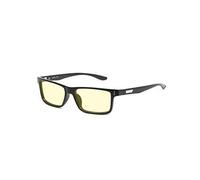 Gunnar Gafas para Videojuegos y Ordenador | Vertex- Fuerza de Lectura +2.0, Color de Montura: Onyx, Tente de Lentes: Ámbar (Bloques 65% de Luz Azul y 100% de UV) | Lente Patentada