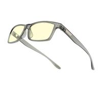 Gunnar Gafas para Videojuegos y Ordenador | Vertex- Fuerza de Lectura +2.0, Color de Montura: Onyx, Tente de Lentes: Ámbar (Bloques 65% de Luz Azul y 100% de UV) | Lente Patentada