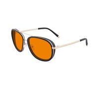 Gunnar Gafas videojuegos y ordenadores - DUME - Color del marco: Gold, Tinte de lente: transparente (bloquea el 95% de la luz azul y el 100% de la luz ultravioleta)