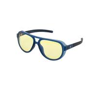 Gunnar x Alienware Gafas para juegos y computadora - ROSWELL - Color del marco: Conspiracy Blue - Lentes: Amber (65% Protección contra la luz azul) Focus - Gafas bloqueadoras de luz azul