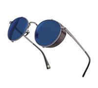 Gunnar Gafas videojuegos y ordenadores - Fallout Lucky 38 - Color del marco: New Vegas Alloy, Tinte de lente: Sun (bloquea el 90% de la luz azul y el 100% de la luz ultravioleta)