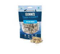 Gunni's Cod Skin Fingers | Masticables crujientes de piel de bacalao islandesa pura para perros | Rastreable | Certificado MSC | Sostenible | 100% natural | Secado suave | 71 g