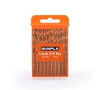 Gunpla 10 Piezas Juego de M35 HSS Brocas de Cobalto 5mm para Metal, Acero Inoxidable, Madera, Plástico y Hierro, Accesorios para Taladro Atornillador