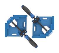 Gunpla 2 Piezas Abrazadera de Ángulo Recto 90°, Sargento para Esquinas de Aluminio con MandíBula Giratoria Ajustable, Herramientas de Carpinteria para Madera