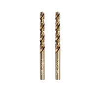 Gunpla 2 Piezas Juego de M35 HSS Brocas de Cobalto 10mm para Metal, Acero Inoxidable, Madera, Plástico y Hierro, Accesorios para Taladro Atornillador