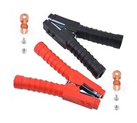 Gunpla Pinzas de Batería Coche 2 Piezas 600A Rojo y Negro, Pinzas de Arranque Profesionales para Coches Familiares, Camiones, SUV, Automóviles y Vehículos Pequeños