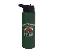 Gunpowder & Lead - Gunpowder Day Shooting Art Stainless Steel Insulated Water Bottle