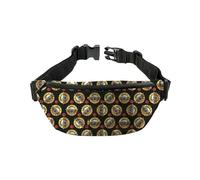 Guns N' Roses Bum Bag - All Over Print, Negro, S, Clásico