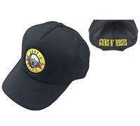 Guns N Roses Cappellino da Baseball Classic Band Logo Nuovo Ufficiale Nero Mesh