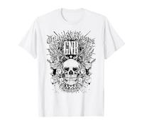 Guns N' Roses - Destrucción Oficial, Color Blanco Camiseta
