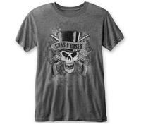 Guns N' Roses Faded Skull oficial Camiseta para hombre