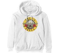 Guns N Roses - Felpa # Xxl Unisex White # Classic Logo