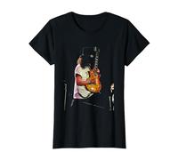 Guns N' Roses Guitarrista Slash Night of 100 Guitars Concierto Camiseta, Mujer, Negro, XXL