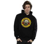 Guns N Roses hombre Bullet Logo Capucha XX-Large Negro