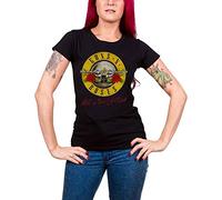 Guns N Roses - No en este tour de por vida, camiseta para damas con estampado en la parte posterior negra - M