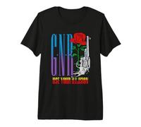 Guns N' Roses Oficial USA Tu Pistola Ilusión Camiseta Premium