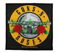 Guns 'N 'roses parche - Gnr Bullet Logo - Guns' N 'roses Patch - tejida & licencia oficial.