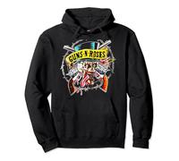 Guns N' Roses "Skull & Guns" oficial Sudadera con Capucha