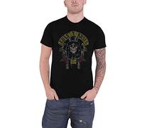 Guns N' Roses Slash '85 Camiseta, Negro (Black Black), Small para Hombre