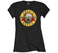 Guns N Roses - T-Shirt # M Ladies Black # Classic Logo