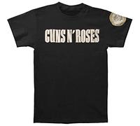 Guns N Roses - T-Shirt # Xl Black Unisex # Logo & Bullet Circle