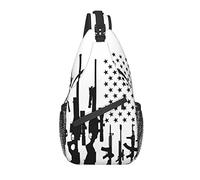 Guns of America Sling Backpack Crossbody Chest Bag Daypack para Viajes de Senderismo