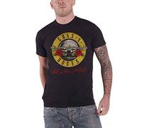 Guns & Roses Camiseta para Hombre Guns N' Roses Not in This Lifetime Tour con impresión Trasera, Negro, S