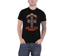 Guns & Roses Guns N' Roses Appetite for Destruction Camiseta, Negro (, XXL para Hombre