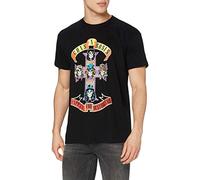 Guns & Roses Guns N' Roses Appetite for Destruction Camiseta para Hombre Negro Negro (XXL