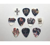 GUNS & ROSES - Juego de púas de guitarra (10 púas/10 diseños diferentes)