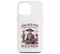Gunslinger Occidental Día de los Muertos Carcasa para iPhone 13 Pro MAX