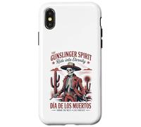 Gunslinger Occidental Día de los Muertos Carcasa para iPhone X/XS